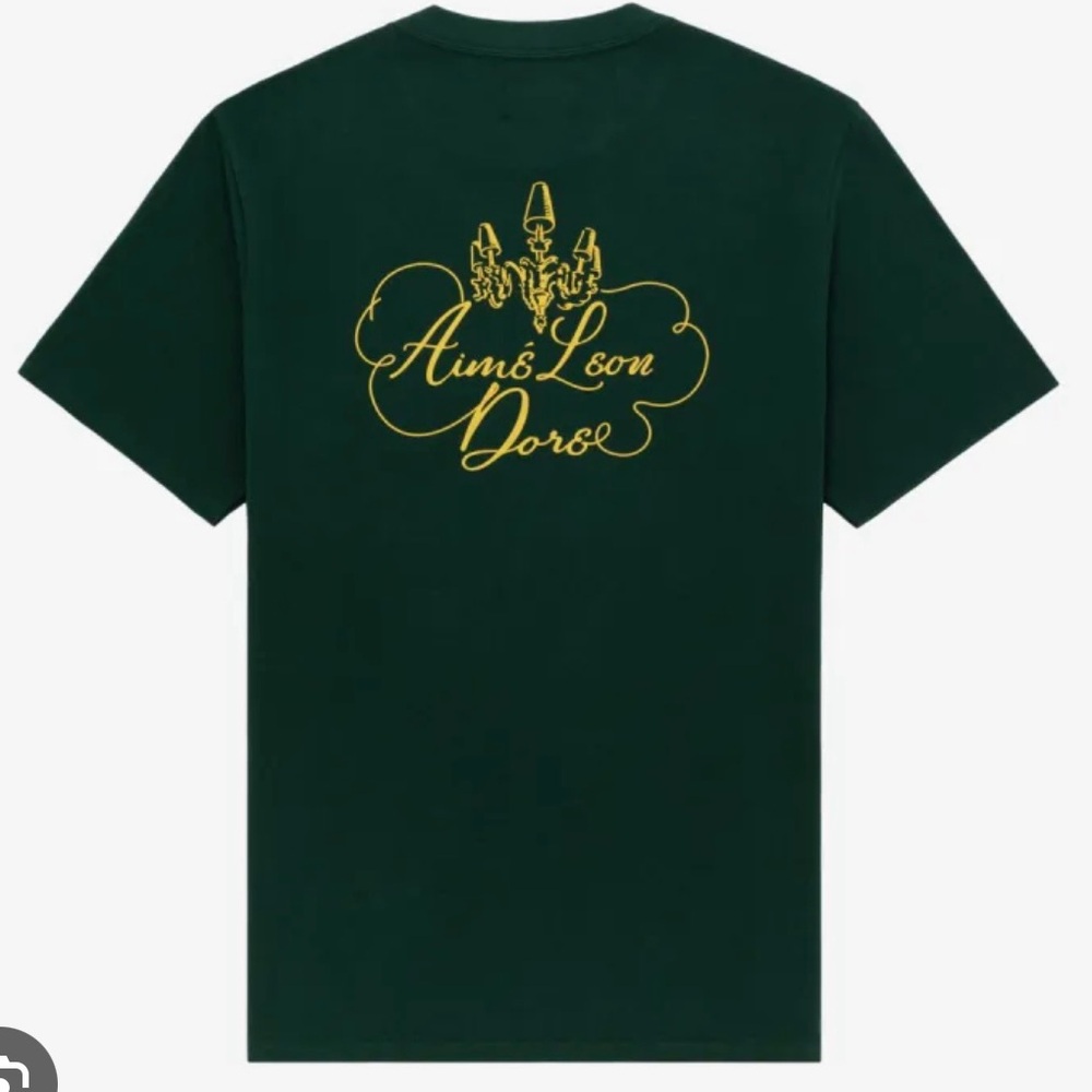 Aime Leon Dore Forest Green logo t-shirt